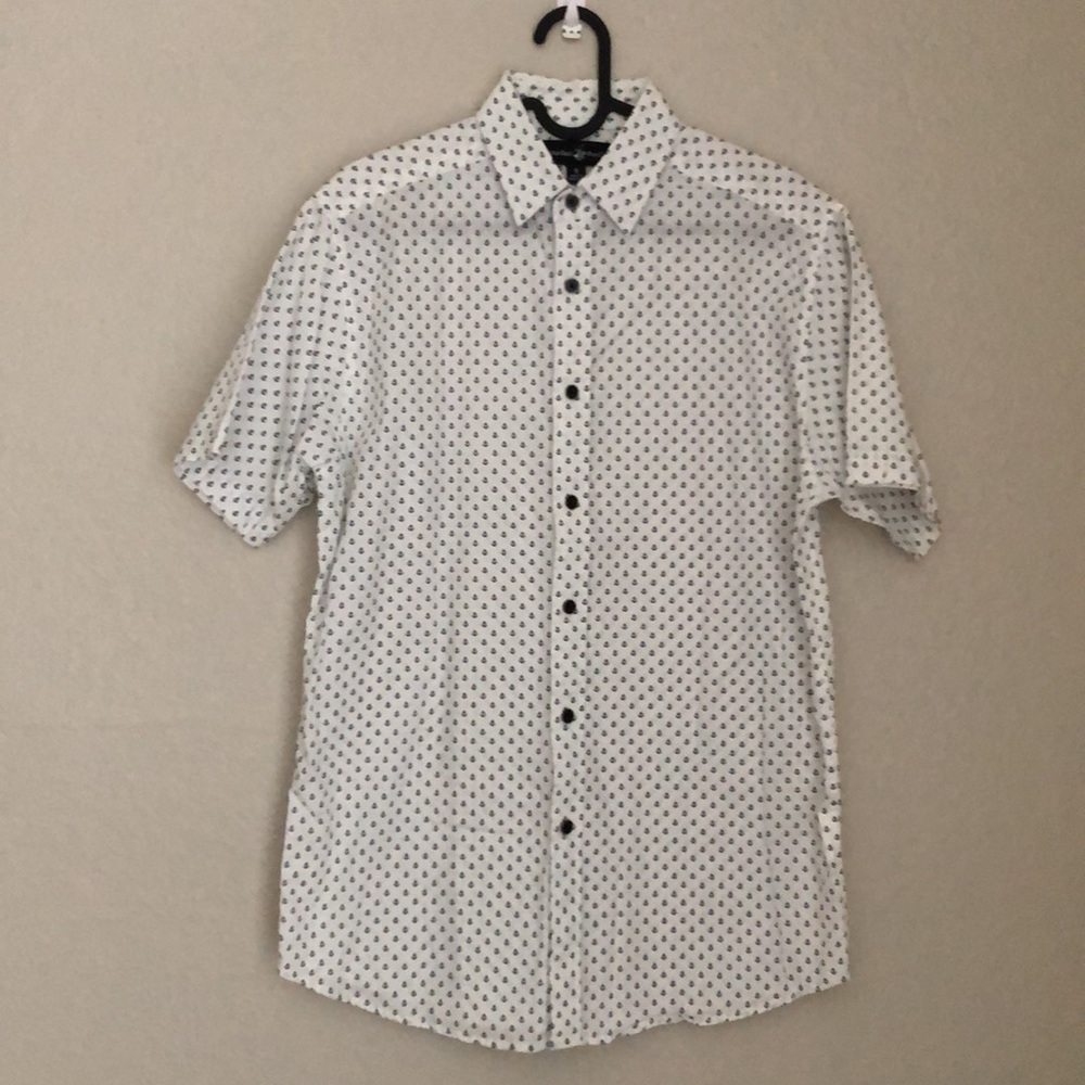 Beverly Hills Polo Club Mens white w arch pattern